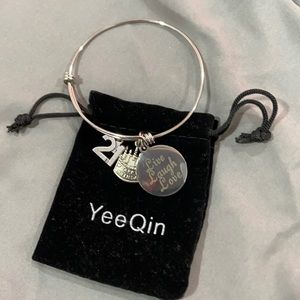 21st birthday bangle bracelet